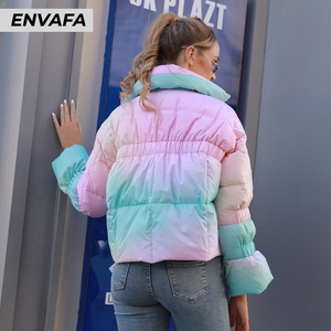 Vestes coupe-vent personnalisées pour femmes, veste grande taille, doudoune, manteau d'hiver pour femmes, doudoune en duvet de canard, doudoune personnalisée - Product Image 2