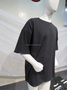 เสื้อยืดคอกลมแขนสั้นผู้ชาย ผ้าฝ้ายเจอร์ซีย์ 100% ทรงปกติ สีพื้น สไตล์ลำลอง - Product Image 3