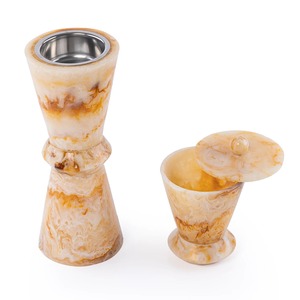 Quemador de Incienso de Resina MabkharaLuxe, Porta Incienso Árabe Tradicional Hecho a Mano para Fragancia de Oud, Interiores de Lujo y Hogar Relajante - Product Image 5
