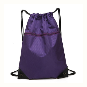 2026 New Fashion Cloth Drawstring Bag Casual Sport Bags Large Capacity Waterproof <b>Backpack</b> for Outdoor Solid Color - Product Image 1