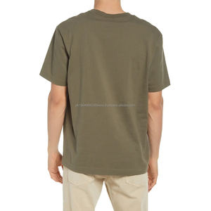 Camiseta de Hombre de Nuevo Estilo, Corte Ajustado, Manga Corta, Informal, con Logotipo Personalizado Impreso, 100% Algodón Jersey, Diseño Liso - Product Image 2