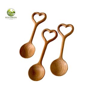 Wooden tea spoon a <b>decorative</b> <b>item</b> and <b>kitchen</b> utensil - Product Image 6