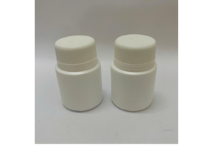 APS Easy Mold Durable Cylindrical Shape Flat Bottom HDPE Plastic Lightweight Medicine Chemical Liquid Tablet <b>Bottle</b> Printable - Product Image 1