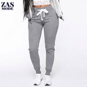 Pantalon de sport ample sur mesure, couleur unie, en molleton épais, coupe droite, et pantalon de survêtement décontracté, automne-hiver - Product Image 1