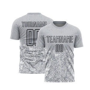Ensembles de maillots de football personnalisés OEM 100% polyester, kits de football sublimés avec logo imprimé, vêtements de sport pour adultes - Product Image 4