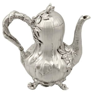 Cafetière au design attrayant et nouveau 2026, cafetière au design élégant en couleur argent, design extérieur, à prix abordables - Product Image 1