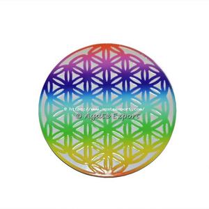 Dessous de verres en bois de Chakra du premier œil, ensemble pour la cuisine - Product Image 2