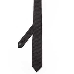 Corbata Elegante con Acabado Satinado, Color Sólido, Lana, Logotipo Personalizado Impreso, Corbata de Lino Informal para Hombre para el Verano - Product Image 6