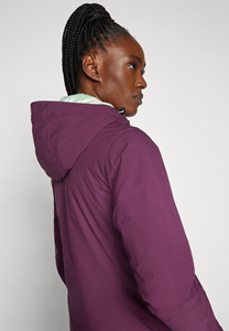 Wholesale Women's Hooded <b>Waterproof</b> Windbreaker Breathable Softshell <b>Jacket</b> with Wool Lining for Winter Outdoor Mountain Hiking - Product Image 5