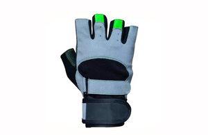 Lightweight Professional Wholesale Custom Half-finger PU Leather Weightlifting <b>Gloves</b> Unisex Waterproof Bodybuilding Cycling - Product Image 2