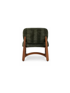 Silla Moderna Tapizada para Sala de Estar con Estructura de Madera, Respaldo Sólido, Diseño de Mediados de Siglo, Mueble Ergonómico de Descanso - Product Image 6