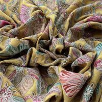 Tissu imprimé de qualité supérieure en viscose crêpe à motifs floraux pour robes, Kurtis et costumes – Fabricant indien de vêtements de mode pour l'exportation