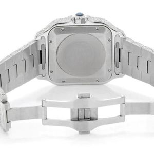 Reloj de Alta Calidad Personalizado con Diamantes Cultivados en Laboratorio, Estilo Hip Hop, Regalo para Hombre - Product Image 5