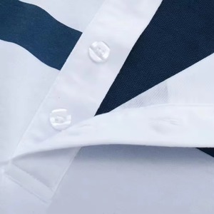 Polo pour homme à manches courtes, logo personnalisé, tissu tricoté de haute qualité, fabrication OEM, approvisionnement en gros - Product Image 4