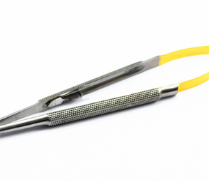Porte-aiguilles TC Castroviejo, couleur or, acier inoxydable CE, chirurgical dentaire, carbure de tungstène, droit, 18 cm, boîte carton, PK, 3 ans - Product Image 5