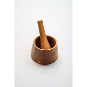ชุดครกและสากไม้สักพรีเมียม - เครื่องบดครัวทำมือขายส่ง - Product Image 1