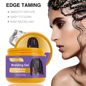 FATAZEN OEM ODM Avocado Biotin Haarklein organisch matter natürlicher Halt stark freies Styling vegan Haarauflösung Unisex Haarlehne