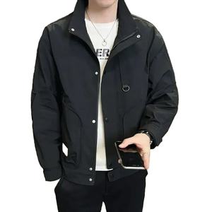 Veste de travail d'hiver décontractée pour hommes avec grandes poches Tissu en toile fine épaisseur imperméable et respirant - Product Image 6