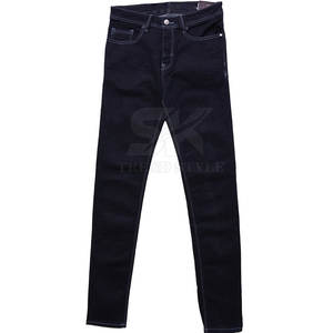 Pantalones de mezclilla para hombre, estilo nuevo, para uso en exteriores, lavados, de la mejor calidad, de color sólido, a precio económico. - Product Image 5