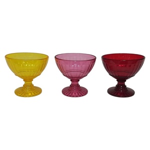 Tasse de fruits acrylique en plastique colorée et bol de crème glacée - Product Image 4