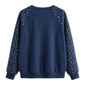 Sweat-shirt en molleton 100 % coton uni, personnalisable avec broderie OEM, pour hommes - Product Image 5