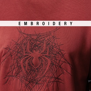 Sudadera de Felpa Francesa para Hombre, 280 GSM, Hombros Caídos, Cuello Redondo, Bordado, Oversize, Personalizada, Fabricante de Ropa de Felpa - Product Image 4
