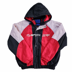 Men's Custom Logo 1/2 Zip <b>Jogger</b> Color Block Nylon Sweat Sportswear Tracksuits Patchwork Pullover Windbreaker Jacket for Spring - Product Image 2