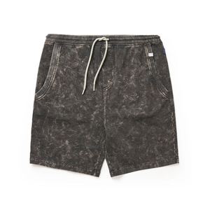 Shorts décontractés respirants pour homme, style streetwear, délavés à l'acide, en coton vintage, confortables - Product Image 1