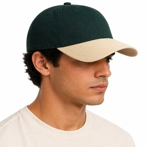 Unisex Two Tone Baseball <b>Cap</b> Custom Color Adjustable Strap <b>Plain</b> Cotton Casual Outdoor Hat Soft Comfortable Headwear <b>Cap</b> - Product Image 3
