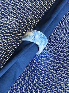 Elegant Modern Handmade <b>Epoxy</b> <b>Resin</b> Napkin Ring Eco-Friendly Waterproof Personalized 4PCS Tableware Dinnerware Set Best <b>Price</b> - Product Image 3