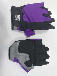 Gants de musculation sans doigts en cuir personnalisés de haute qualité avec logo, sangle de poignet réglable pour homme et femme, pour la musculation et le powerlifting - Product Image 2