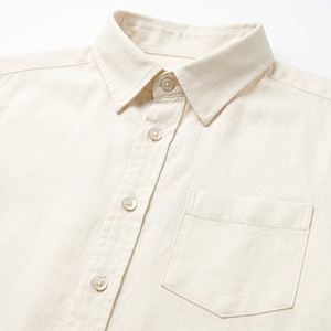 Polo à manches courtes pour homme, 65% polyester, 35% lin, respirant, léger, infroissable, uniforme de travail, été - Product Image 4