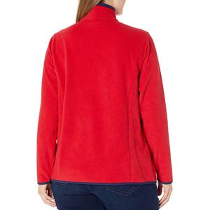 แจ็คเก็ตผ้าฝ้ายขนแกะธรรมดาอบอุ่นแขนยาวคอตั้งสำหรับผู้หญิงแจ็คเก็ตผ้าฝ้ายโพลีเอสเตอร์กันลม - Product Image 2