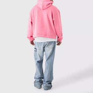 Sudadera con Capucha Personalizada con Logotipo Impreso Digitalmente, Corte Cuadrado, de Algodón Grueso para Invierno, para Hombre - Product Image 2