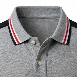 Vente en gros de polos pour hommes sur mesure avec logo imprimé, nouveau design, couleur unie, tissu tricoté, fabriqué au Pakistan - Product Image 4