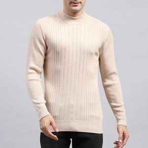 Camiseta Básica de Moda para Hombre, Cuello Alto, 100% Algodón, Ecológica, Transpirable, Estilo Oversize - Product Image 3