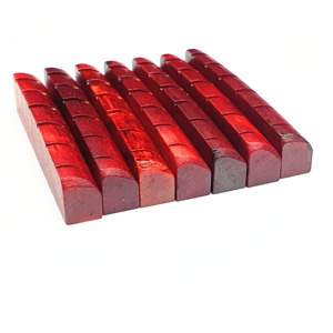 Red Bone Echte Gitaar Nut 42x6x10mm Hoge Dichtheid Ox Bone Vervanging Elektrische Gitaar/Bas OEM Custom Ondersteuning Reparaties Snaar - Product Image 1