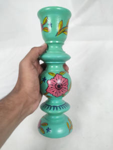 Portavelas Ovalado Hecho a Mano de Madera de Mango, Duradero y Ecológico, para Decoración del Hogar, Navidad, Restaurantes, Hoteles y Eventos - Product Image 2