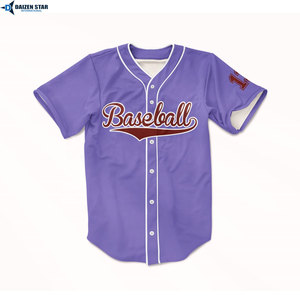 OEM Custom Baseball Jersey Quick Dry Lightweight Athletic Team Apparel - Product Image 5