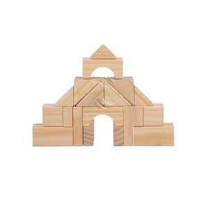Construye y imagina: VietChoice 100 piezas de bloques de madera apilables de colores – Juguetes educativos sostenibles y seguros para la primera infancia - Product Image 6