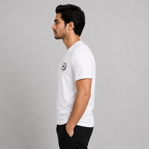 Camiseta de Hombre de Alta Calidad, Color Sólido, con Logotipo Personalizado, Transpirable, Cómoda, Ecológica, de Secado Rápido, para Verano, 100% Algodón - Product Image 4