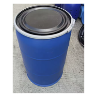 Barils en plastique bleus étanches de 200 L pour la manutention de liquides, solutions de stockage et de transport commerciaux