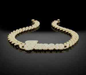 Chaîne cubaine Iced Out Jésus pour hommes, en argent et or 10K 14K, style pendentif Hip Hop, bijoux de luxe tendance pour hommes - Product Image 3