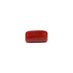 Natural Red Coral Loose Gemstone 3.86 Carat Certified Wholesale Raw - Product Image 3