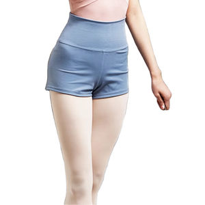 Nuevos shorts de yoga ajustados de verano para mujer, casuales, lisos, de talle alto, ajustados, transpirables, ecológicos, de elastano/nailon, tejido lavado. - Product Image 1
