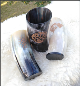 Taza de Cuerno de Búfalo Hecha a Mano 100% de Calidad Premium, Artesanía Natural con Toque Karvin - Product Image 6