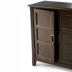 Mobiletto basso Burlington in mogano marrone per soggiorno - Product Image 3