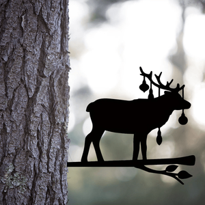 CIFbuy Scultura in Ferro a Forma di Alce per Decorazione Giardino e Patio, TikTok per Servizio Ritiro Temu - Product Image 6