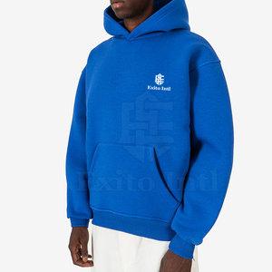 Sudadera con Capucha 100% Algodón, Hombros Caídos, Felpa Gruesa, Color Sólido, Invierno, Ecológica, Ropa Casual Personalizada - Product Image 6