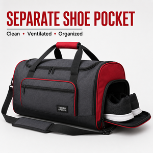 Terzo Sports wholesale Classic 35L <b>Duffel</b> <b>Bag</b> Large Capacity Gym <b>Bag</b> with Adjustable Strap and Soft Handle - Product Image 4